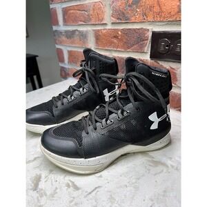 Under Armour Mid Sneakers Womens Highlight Shoes Sneakers  Size 8 Black